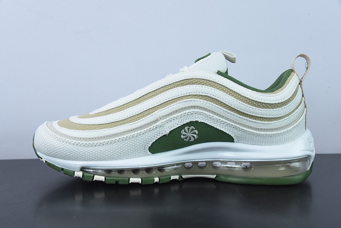 Nike Air Max 97＂ Sun Club ＂低帮复古跑步鞋白绿DM8588-100