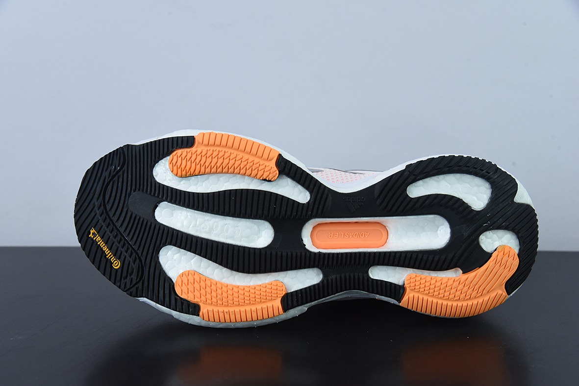 Ad Solar Glide 5 阿迪随心畅跑系列透气缓震爆米花跑鞋 货号：GX5496