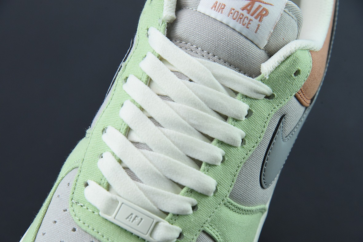 Nk Air Force 1'07 Low 灰青色布面 空军一号低帮休闲板鞋 货号：DG2296-015