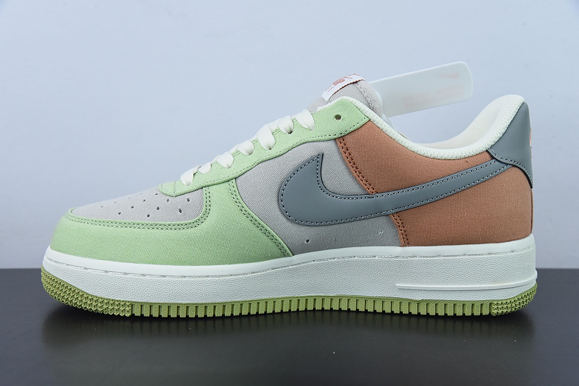 Nk Air Force 1'07 Low 灰青色布面 空军一号低帮休闲板鞋 货号：DG2296-015