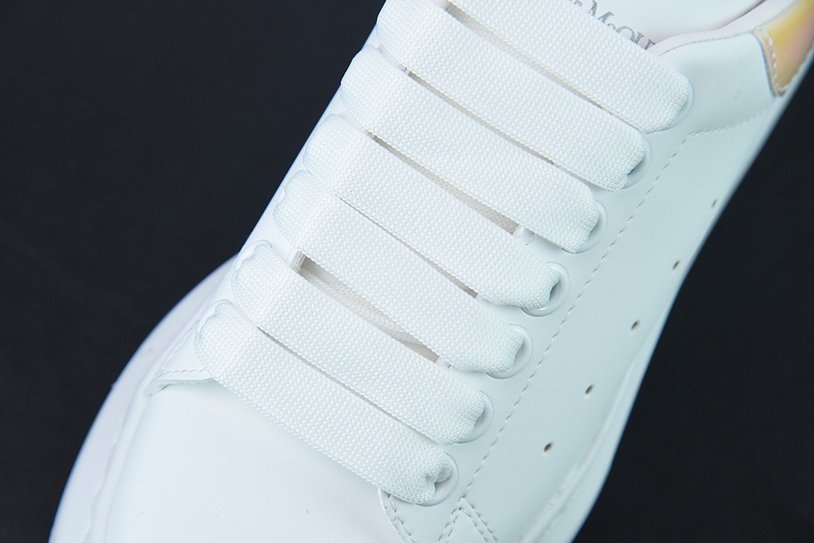 Alexander McQueen 麦坤亚历山大·麦昆 Sole Leather Sneakers低帮时装厚底休闲运动小白鞋