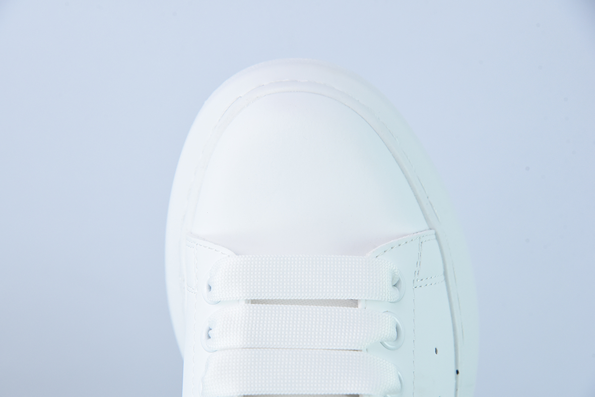 Alexander McQueen 麦坤亚历山大·麦昆 Sole Leather Sneakers低帮时装厚底休闲运动小白鞋