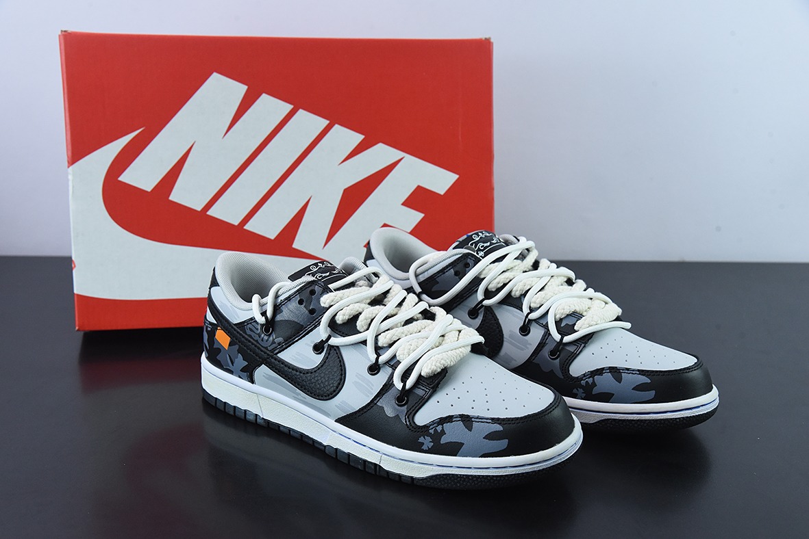 Nk Dunk Low 绑带解构 SB扣碎篮板时尚休闲板鞋 货号：DD3363-002