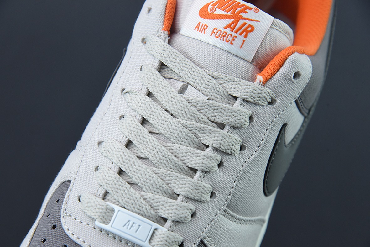NK Air Force 1’07 Low QS"Grey/Dark Grey/Orange"空军一号经典低帮百搭休闲运动板鞋 DG2296-016
