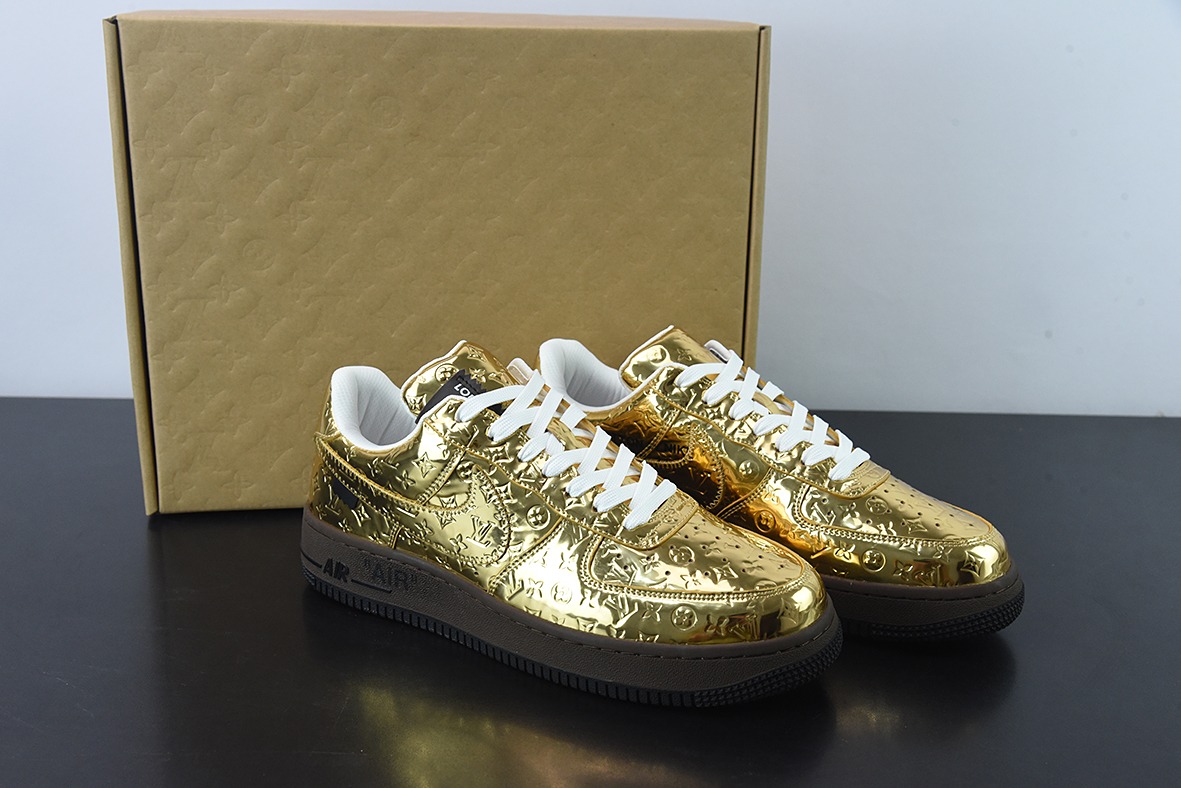 LV/路易威登 LVx Nk Air Force 1 Low 路易斯威登驴牌LV联名 空军一号低帮休闲鞋