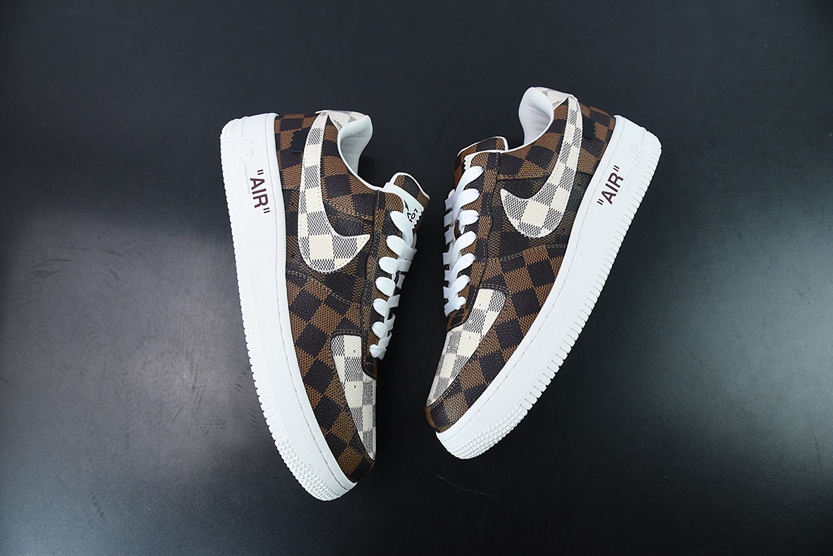LVx Nk Air Force 1 Low 路易斯威登驴牌LV联名 空军一号低帮男女同款运动鞋