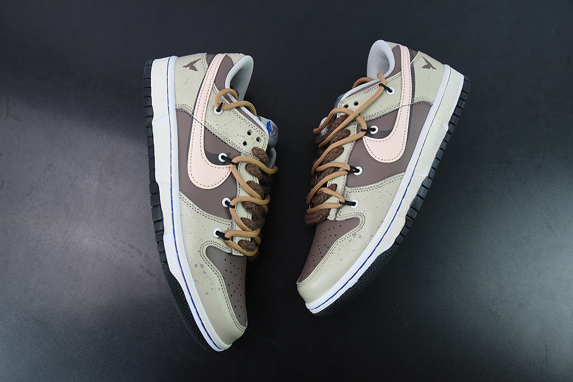 NBA x NK Dunk Low 解构 做旧 荒漠废土 天使恶魔低帮男士运动鞋 货号：DD3363-002