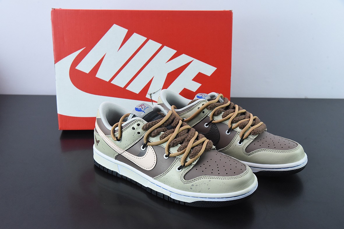 NBA x NK Dunk Low 解构 做旧 荒漠废土 天使恶魔低帮男士运动鞋 货号：DD3363-002