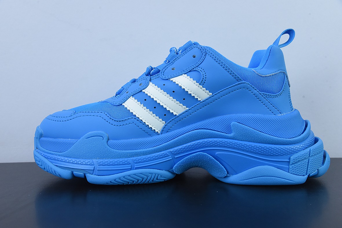 Adidas x 巴黎世家Balenciaga Triple S  巴黎世家联名老爹鞋货号：710021 W2FW1 1003