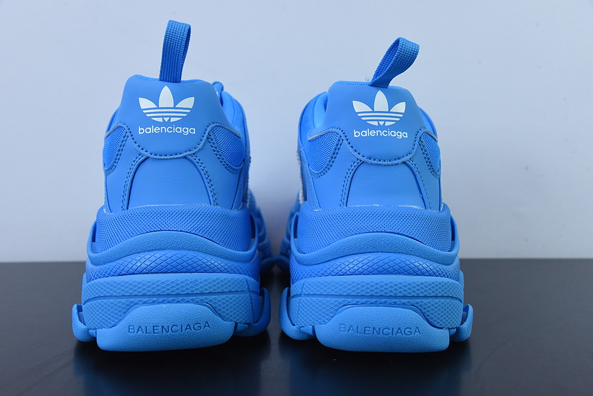 Adidas x 巴黎世家Balenciaga Triple S  巴黎世家联名老爹鞋货号：710021 W2FW1 1003