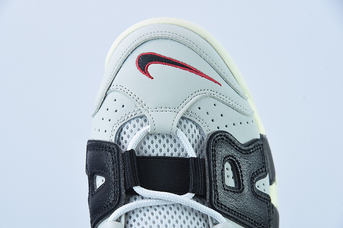 Q01W4 纯原Air More Uptempo 复古灰黑橙男女同款运动鞋官方 货号：DX3360 001
