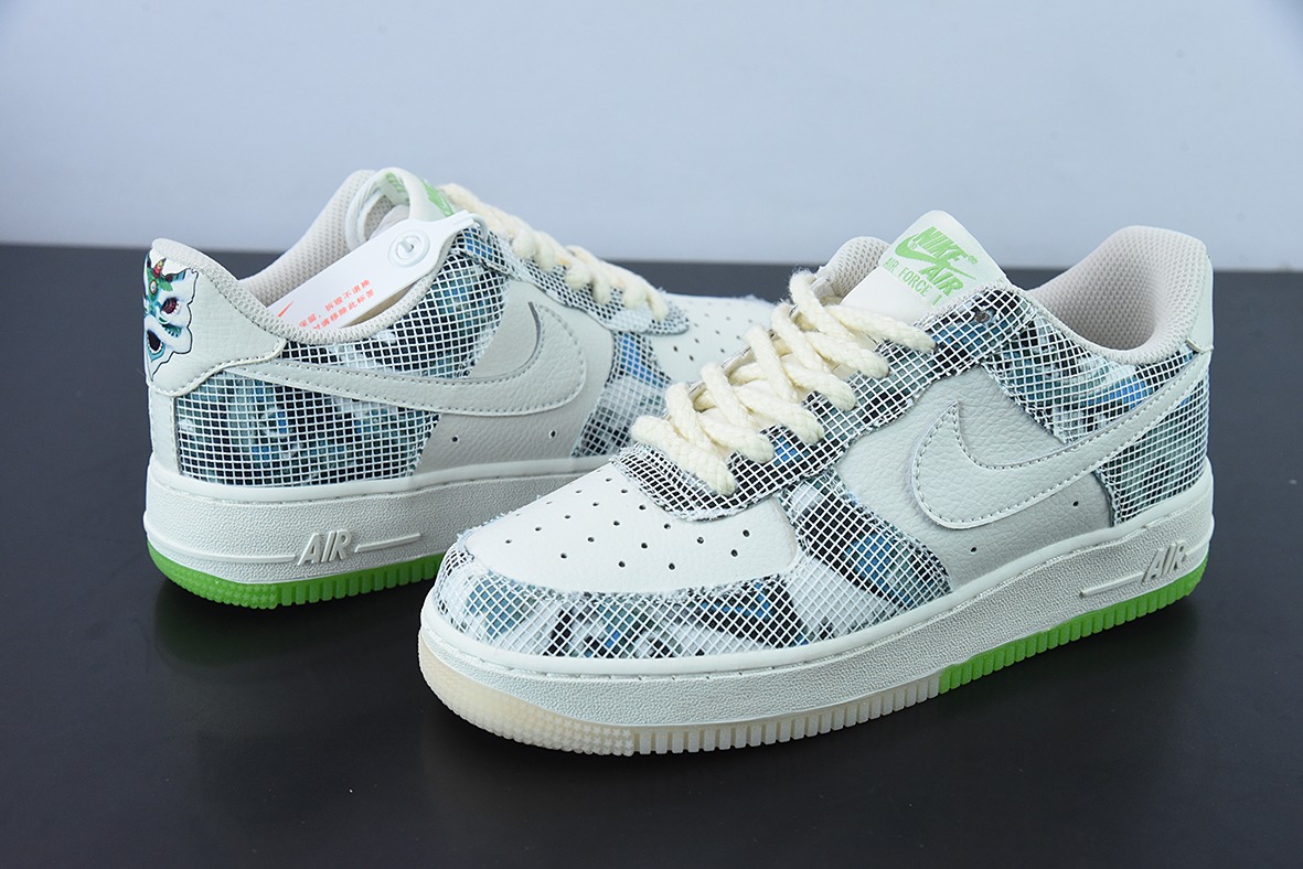 NK Air Force 1“Lion dance” “醒狮绿”男女同款运动鞋 官方货号：CW1888-716