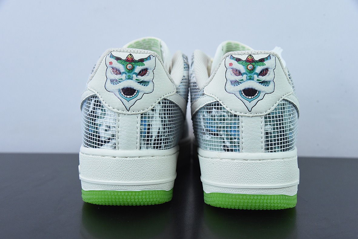 NK Air Force 1“Lion dance” “醒狮绿”男女同款运动鞋 官方货号：CW1888-716
