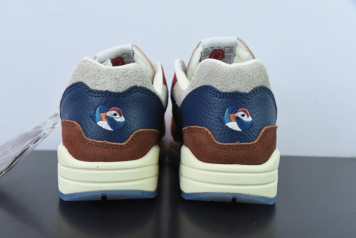 Nike Air Max 1 SP "Won-Ang" 复古休闲跑步鞋 棕蓝鸳鸯 货号：DQ8475-800