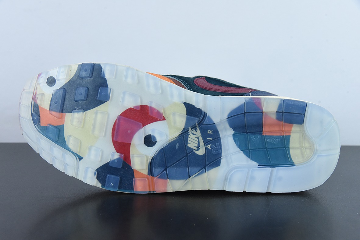 Nike Air Max 1 SP "Won-Ang" 复古休闲跑步鞋 棕蓝鸳鸯 货号：DQ8475-800