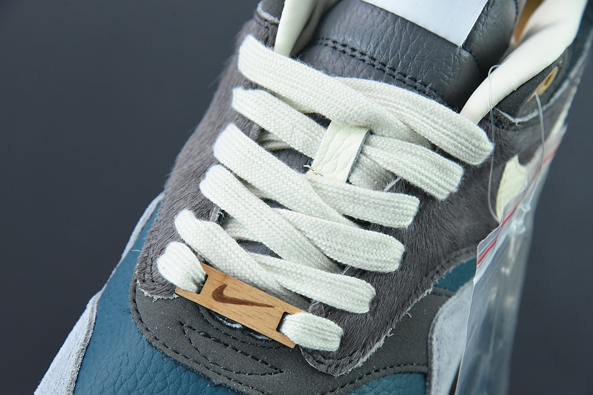 KASINA x Air Max 1"Won-Ang Grey"初代复古气垫百搭休闲运动慢跑鞋“灰蓝鸳鸯” 货号：DQ8475 001