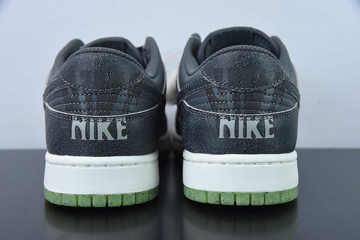 耐克 SB Dunk Low"Iron Grey"扣篮系列低帮休闲运动滑板板鞋“碳灰双钩3M”货号DQ7681-001