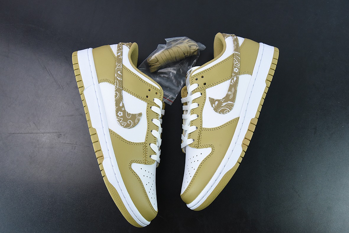 Nike SB Dunk Low "Barley Paisley"  牛油果绿 腰果花 货号：DH4401 104