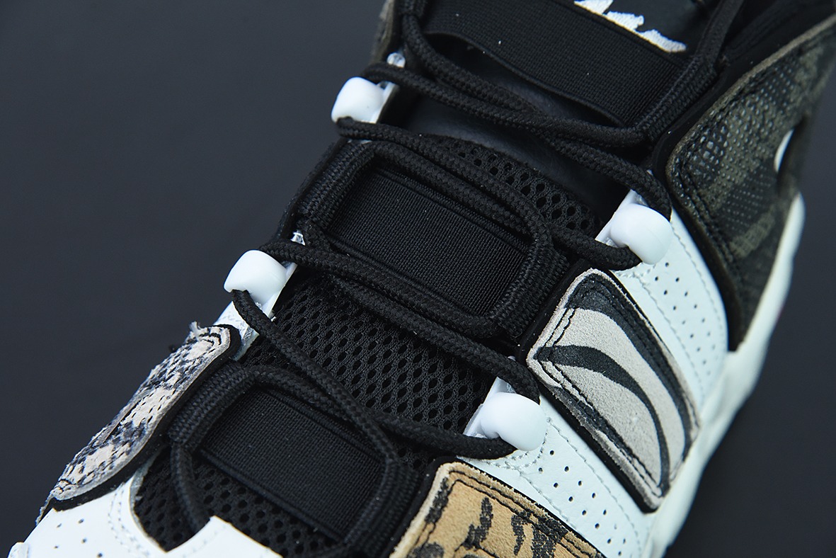 Air More Uptempo GS"Animal"皮蓬一代系列经典高街百搭休闲运动文化篮球鞋“皮革白动物园”货号：DZ4843-100