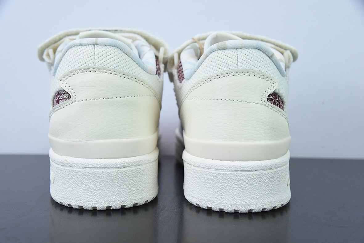 阿迪达斯Adidas三叶草 Originals Forum 84 Low 罗马系列魔术贴低帮复古系带百搭休闲运动板鞋”GX2174