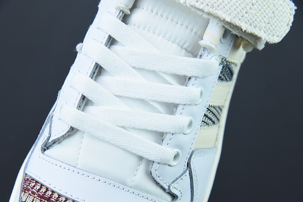 阿迪达斯Adidas三叶草 Originals Forum 84 Low 罗马系列魔术贴低帮复古系带百搭休闲运动板鞋”GX2174