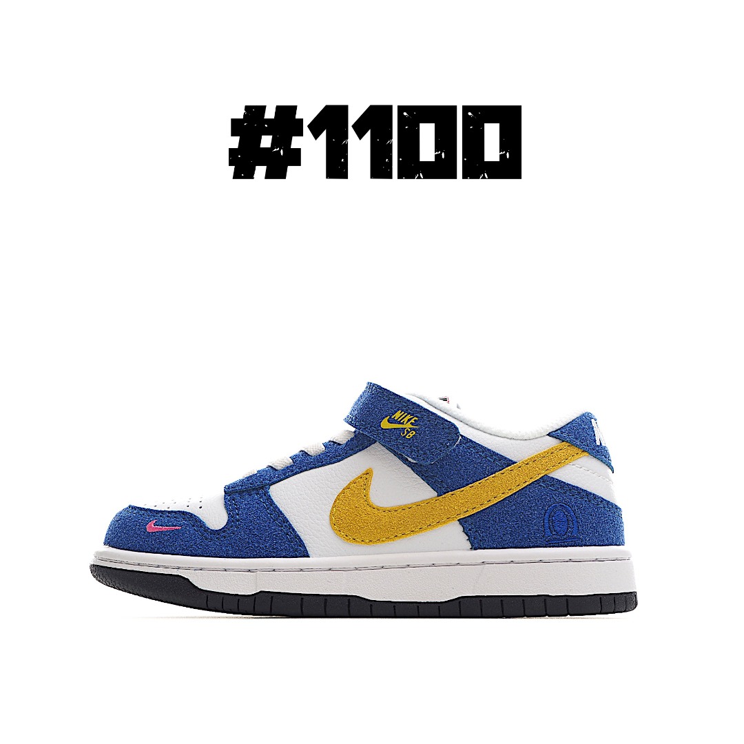 图片[6]-🈴集合图 NIKE SB 低帮儿童板鞋 Nike Dunk Low运动童鞋现携耐穿皮革、经典鞋型和出众质感强势回归，迎接新生代之爱。这款经典运动鞋款采用优质皮革鞋面，塑就出众外观和非凡脚感，彰显80年代风范，现代鞋类技术令舒适体验跃升至全新境界。诞生于1985 年的Dunk凭借其独特学院配色风靡一时，就此掀起时尚风潮，并最终席卷全球，成为历久不衰的经典之作。 尺码：24-37.5-选品中心