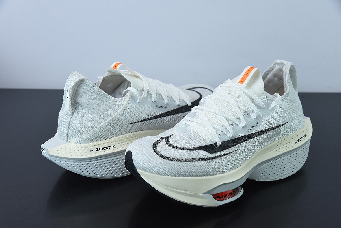 Nike Air Zoom Alphafly NEXT% 2 Proto 马拉松3.0高性能跑鞋/白黑DJ6206-100