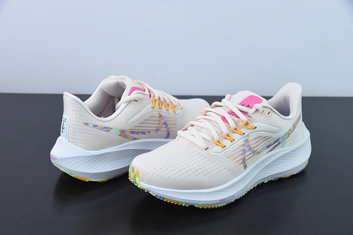 NK Air Zoom Pegasus 39 （粉色） 登月39 针织透气货号：DO9483 600