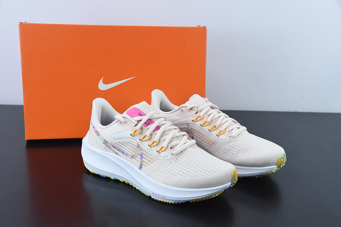 NK Air Zoom Pegasus 39 （粉色） 登月39 针织透气货号：DO9483 600