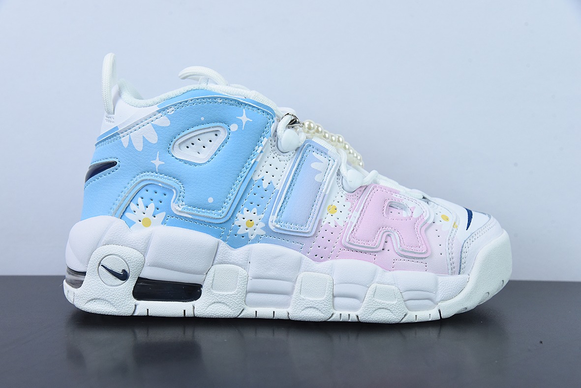 NK Air More Uptempo 大AIR皮蓬复古篮球鞋 货号：DH9719-100