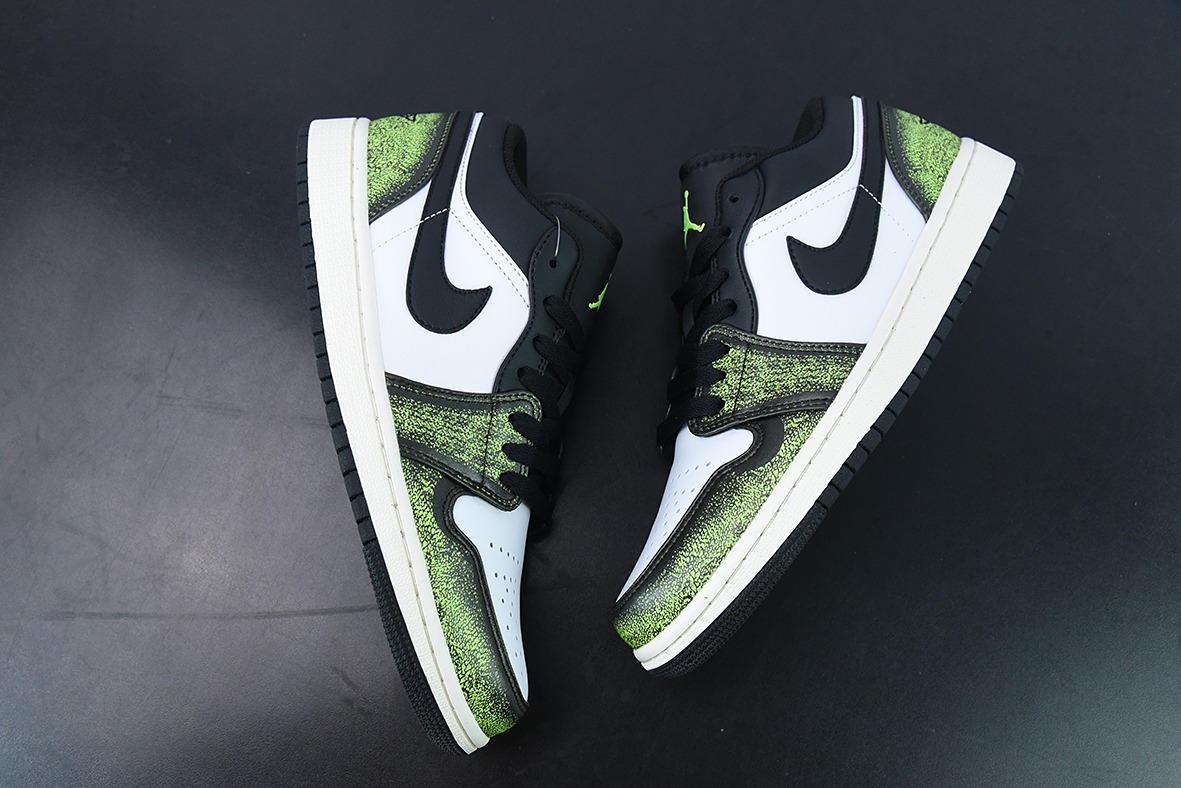 Air Jordan 1 Low "Wear Away" AJ1 乔1森林绿运动鞋 货号;DN3705-003