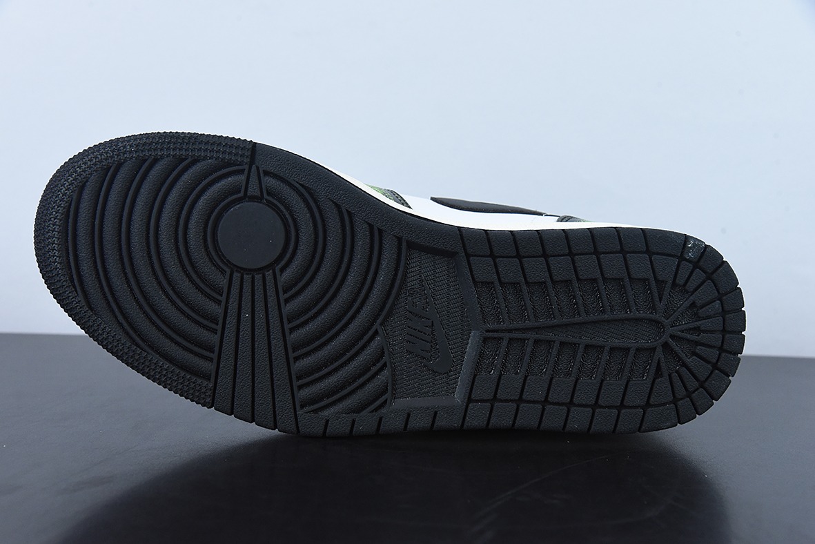 Air Jordan 1 Low "Wear Away" AJ1 乔1森林绿运动鞋 货号;DN3705-003
