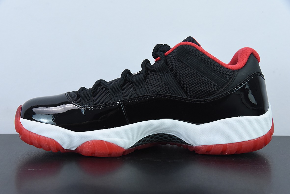 Air Jordan 11 Retro Low AJ11 黑红男士运动鞋 货号：528895-012