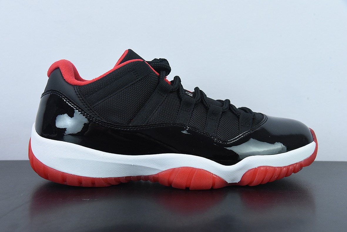 Air Jordan 11 Retro Low AJ11 黑红男士运动鞋 货号：528895-012