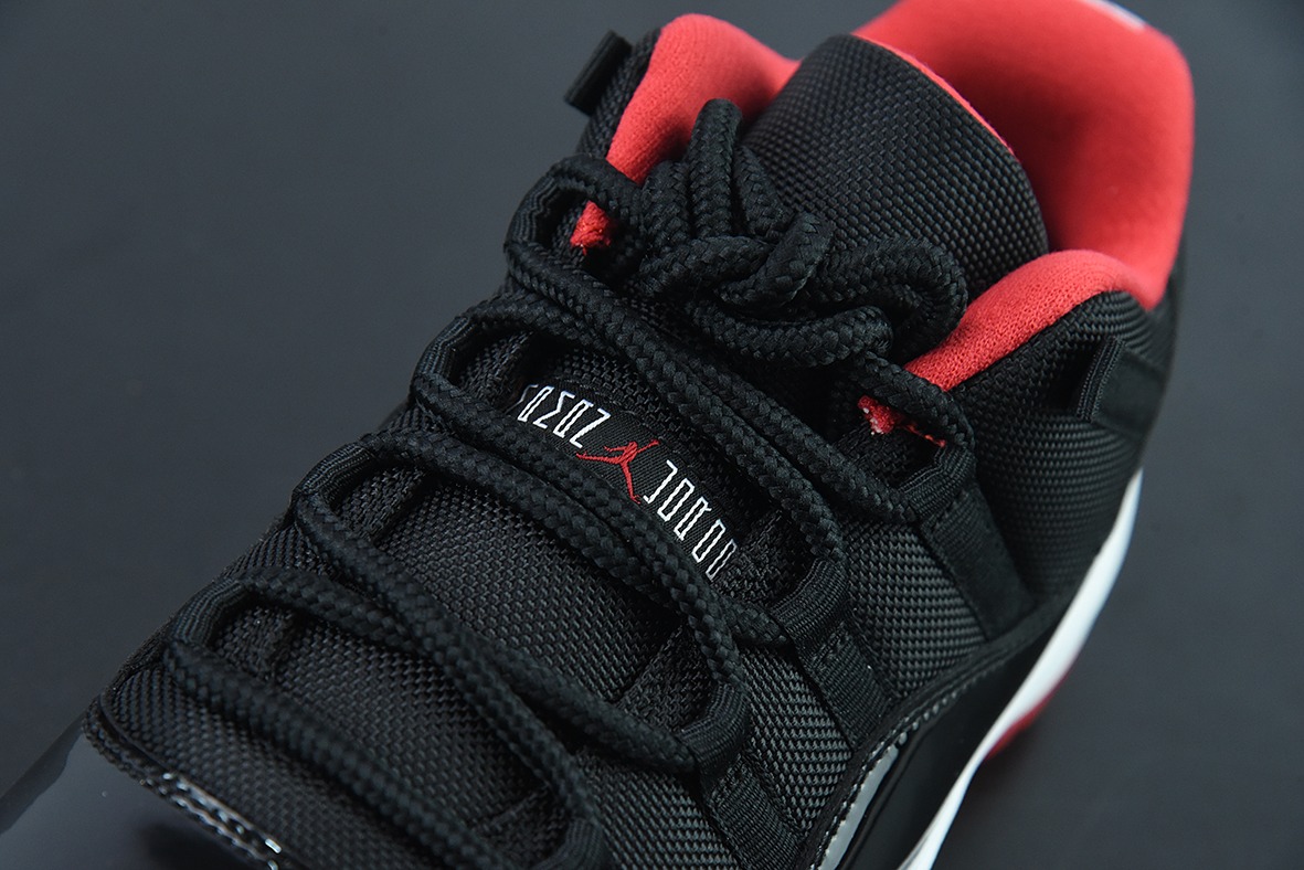 Air Jordan 11 Retro Low AJ11 黑红男士运动鞋 货号：528895-012