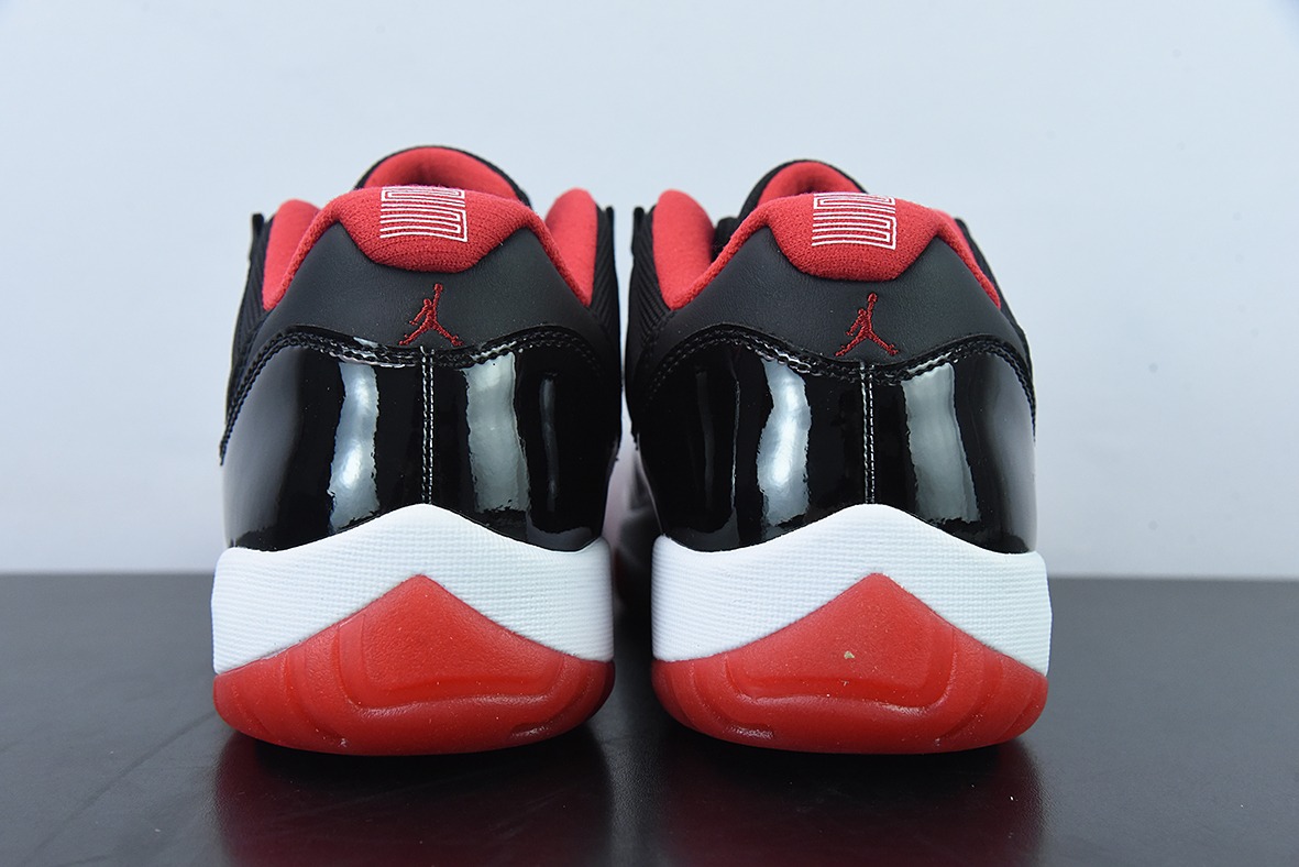 Air Jordan 11 Retro Low AJ11 黑红男士运动鞋 货号：528895-012