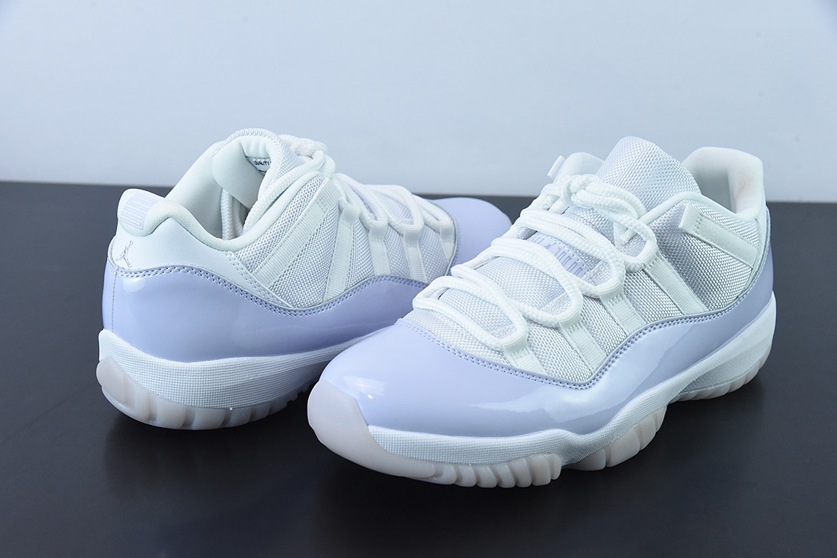 Air Jordan AJ11 Retro Low"Pure Violet"白紫罗兰低帮运动鞋  货号：AH7860-101