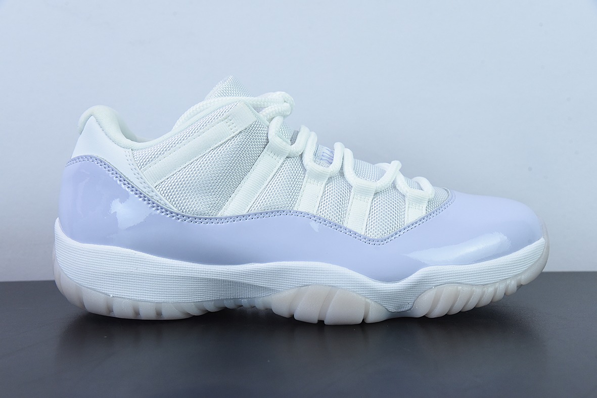 Air Jordan AJ11 Retro Low"Pure Violet"白紫罗兰低帮运动鞋  货号：AH7860-101