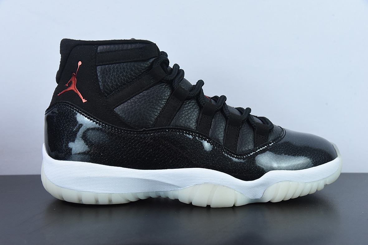 Air Jordan 11 AJ11 乔丹11代高帮篮球鞋/大魔王 漆皮 经典款男士高帮鞋 货号： 378037-002