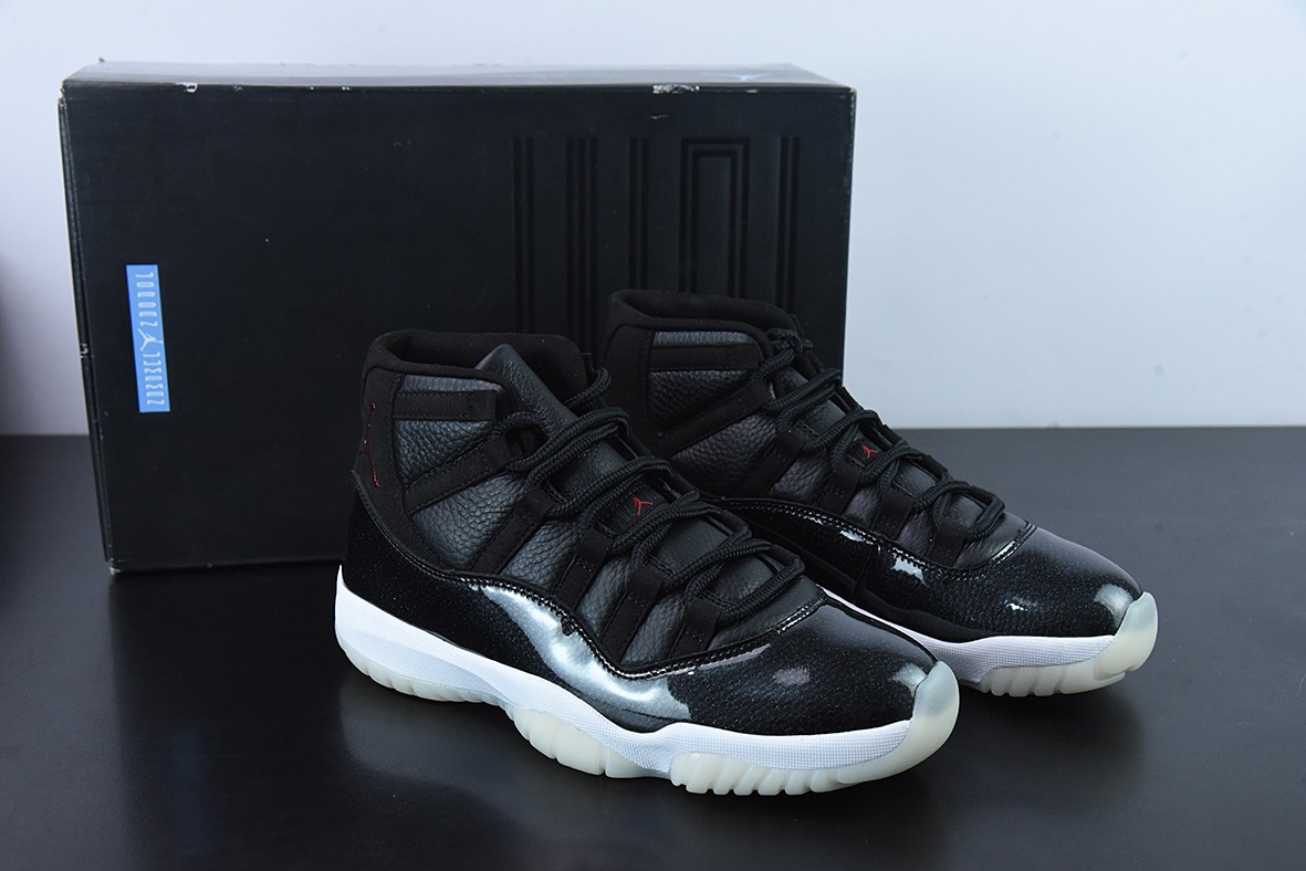 Air Jordan 11 AJ11 乔丹11代高帮篮球鞋/大魔王 漆皮 经典款男士高帮鞋 货号： 378037-002