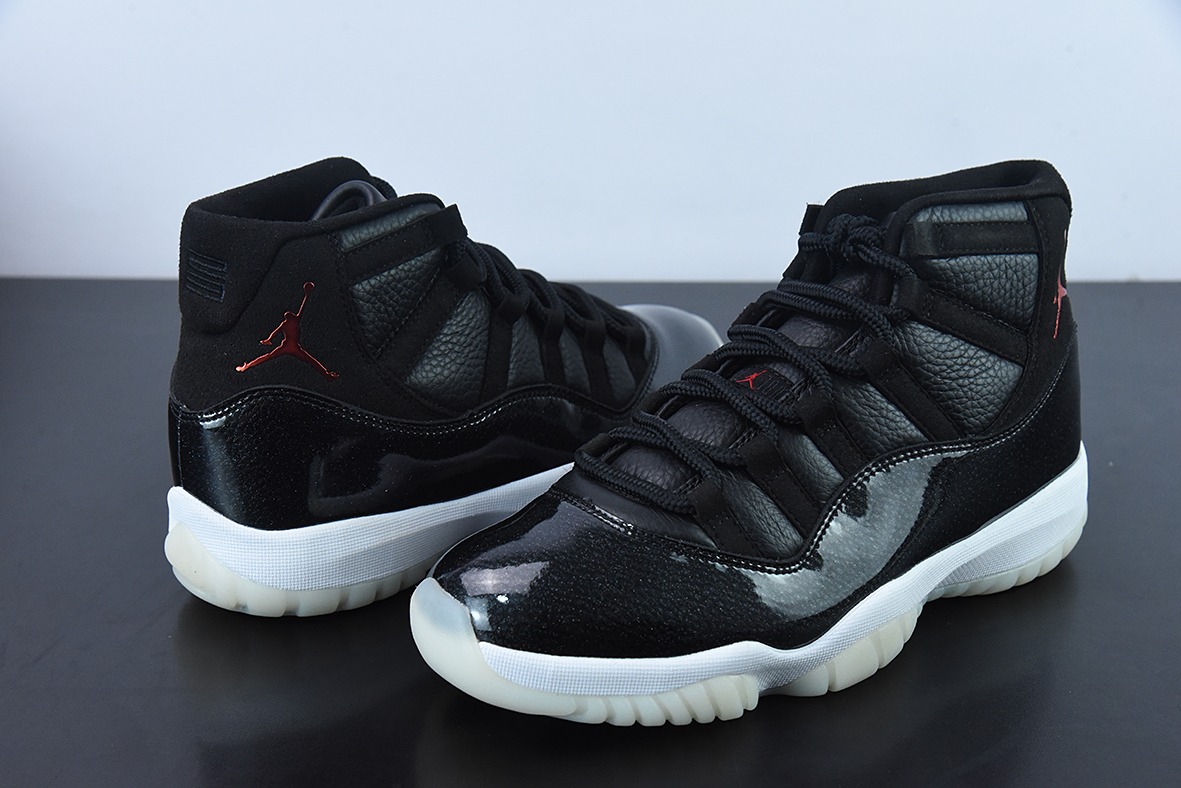 Air Jordan 11 AJ11 乔丹11代高帮篮球鞋/大魔王 漆皮 经典款男士高帮鞋 货号： 378037-002