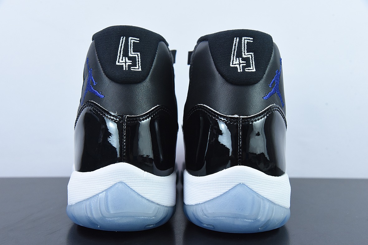 Air Jordan 11 AJ11 乔丹11代高帮篮球鞋/大灌篮 黑蓝 经典款 货号： 378037-003