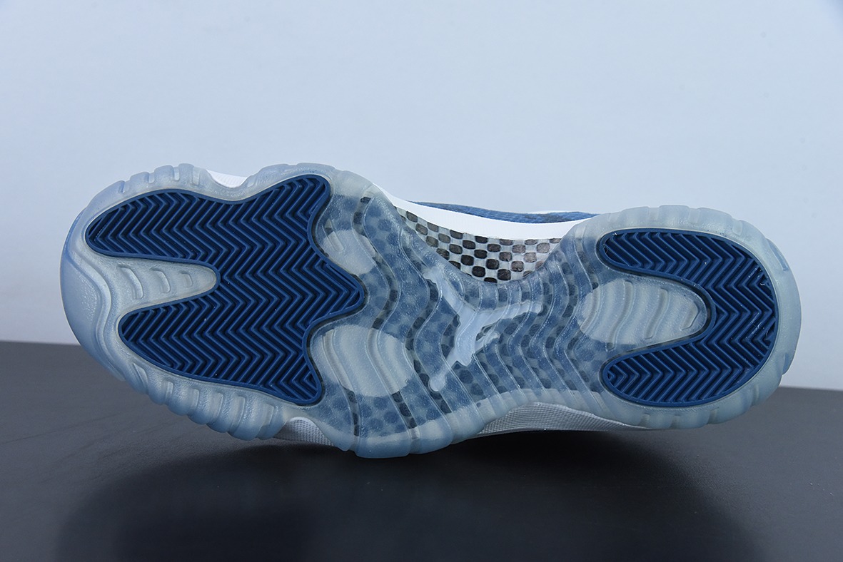 Air Jordan 11 AJ11 乔丹11代Retro Low 蓝蛇低帮男士运动鞋 货号：CD6846-102