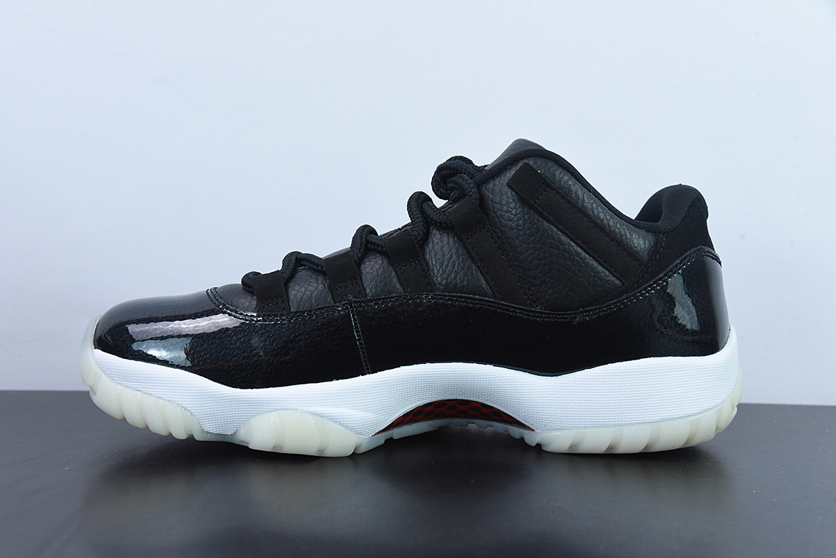 Air Jordan 11 Retro Low"72-10"大魔王低帮男士运动鞋 货号：AV2187-001