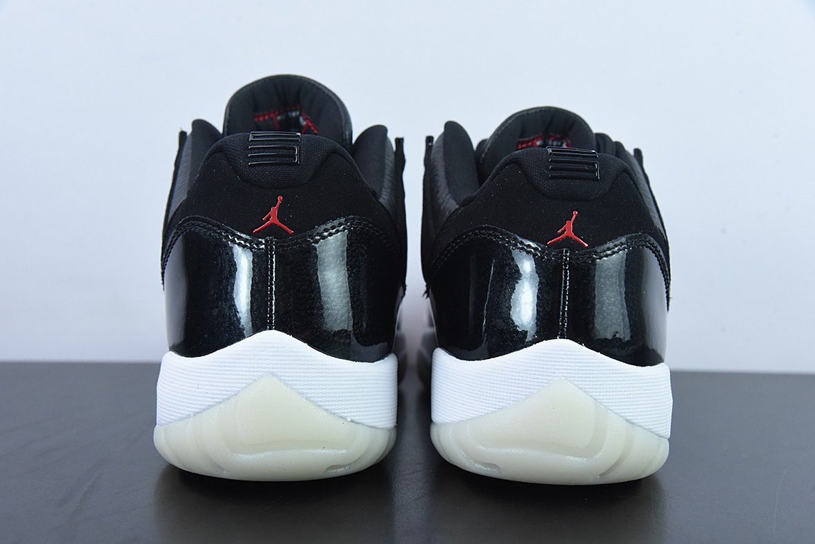 Air Jordan 11 Retro Low"72-10"大魔王低帮男士运动鞋 货号：AV2187-001