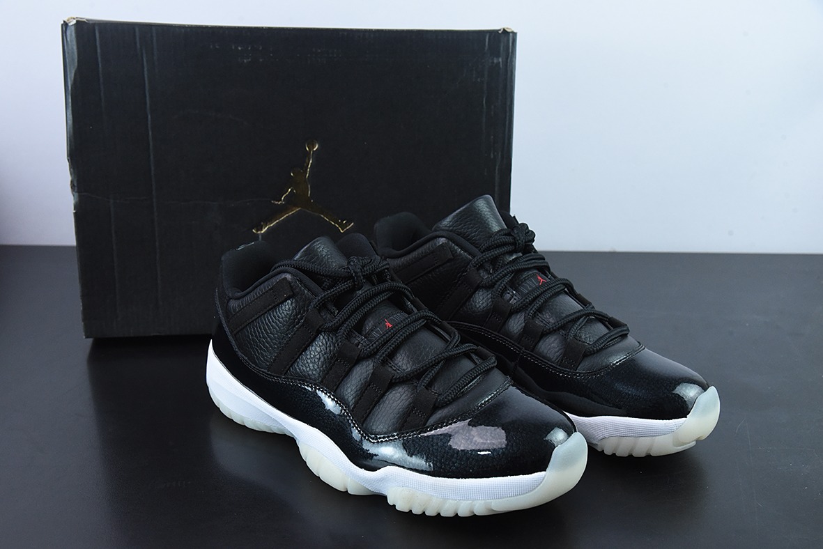 Air Jordan 11 Retro Low"72-10"大魔王低帮男士运动鞋 货号：AV2187-001