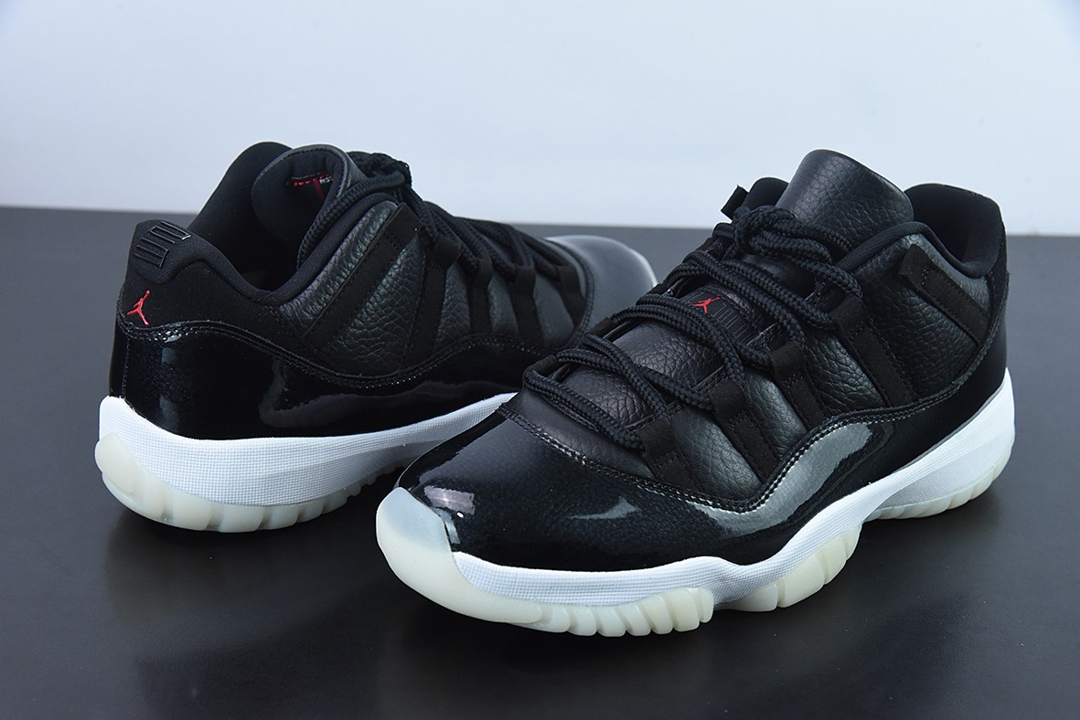Air Jordan 11 Retro Low"72-10"大魔王低帮男士运动鞋 货号：AV2187-001