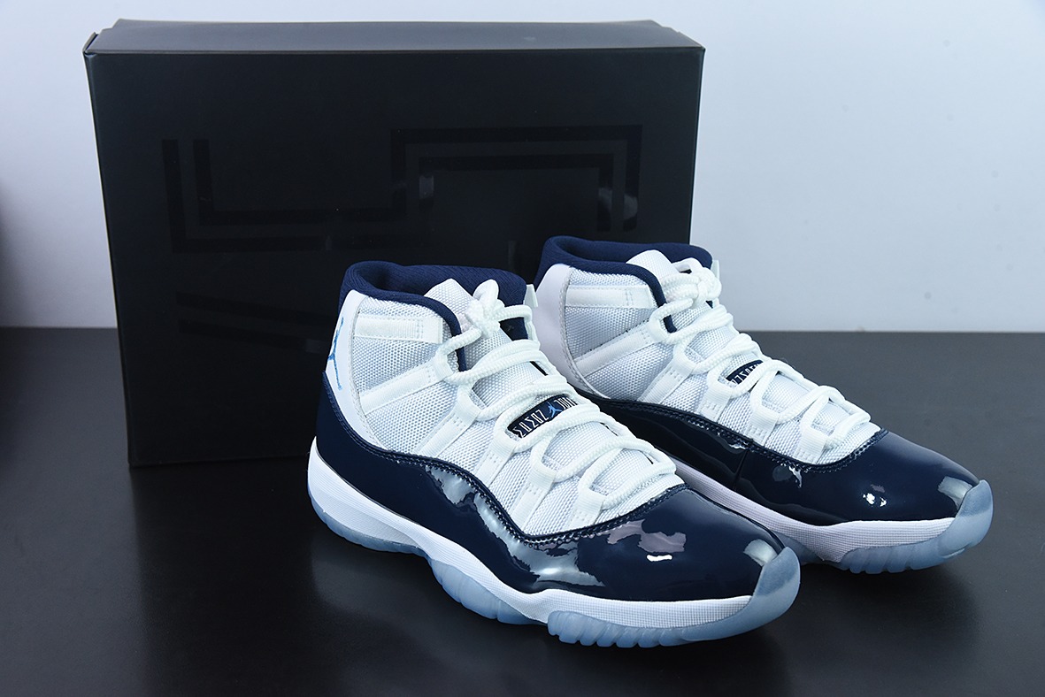 Air Jordan AJ11 "Win Like '82" 午夜蓝高帮 货号： 378037-123