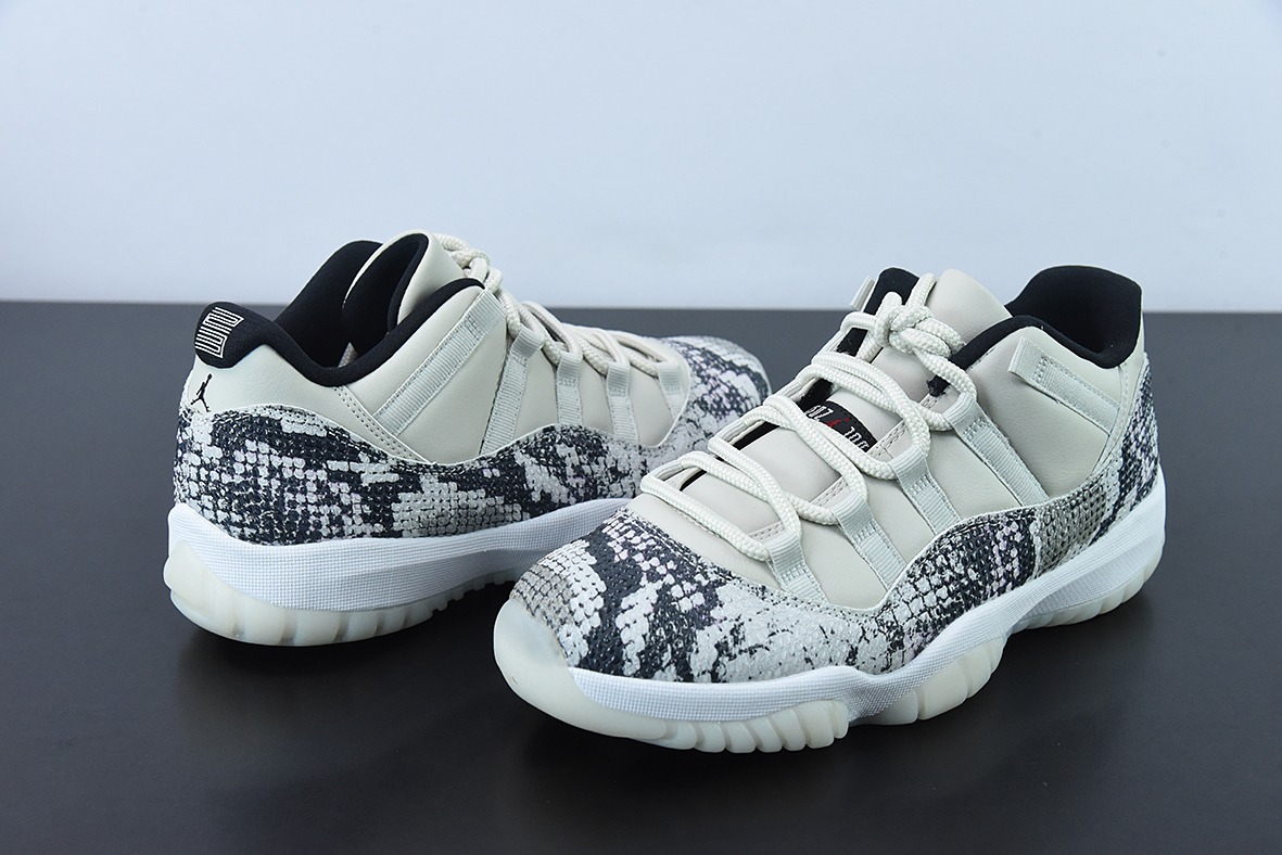 Air Jordan 11 Retro Low 白蛇低帮男士运动鞋 货号：CD6846-002