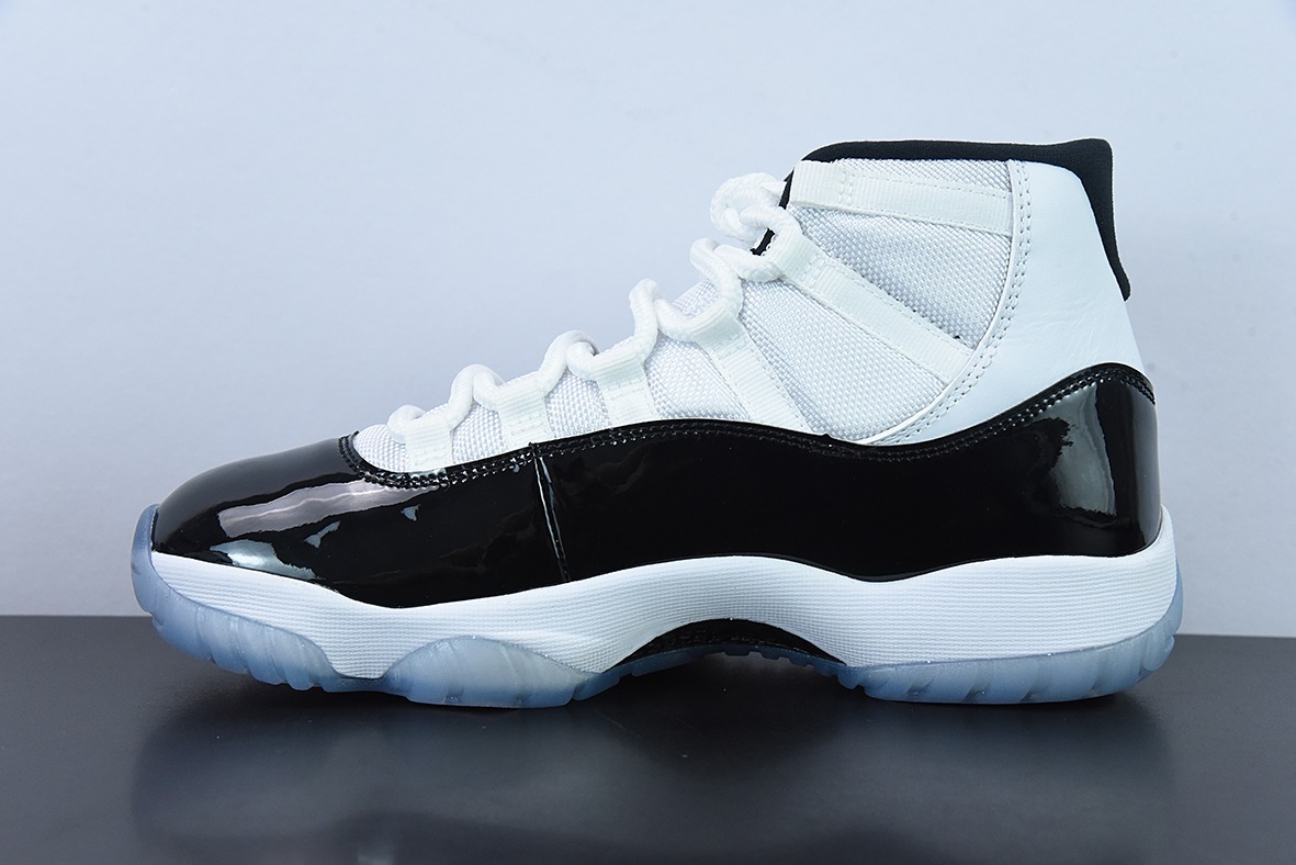 Air Jordan 11 Retro 黑白康扣高帮男士篮球鞋 货号：378037-100